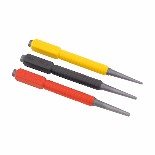 Jeu de 3 Chasse-clous STANLEY Dynagrip