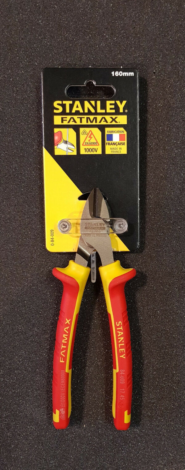 Pince coupante côté isolée 1000V STANLEY FATMAX 160 mm