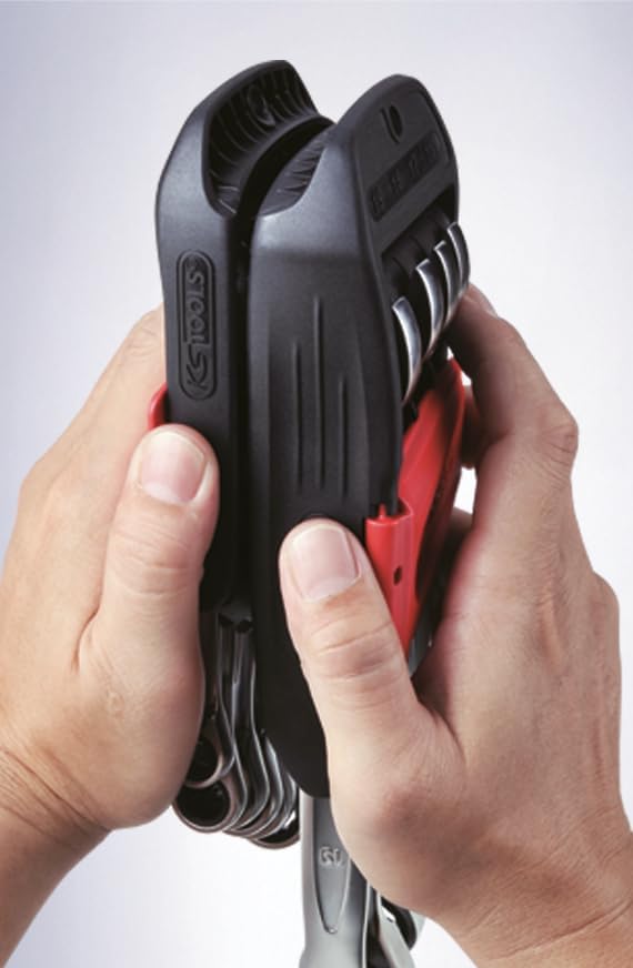 Jeu de 10 clés mixtes métriques sur support 8 à 19 mm