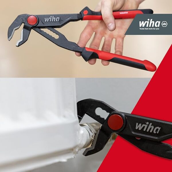 WIHA 34518 - Pince de plomberie industrielle Z 22 0 02 250 mm SB Code industriel Z22025002SB