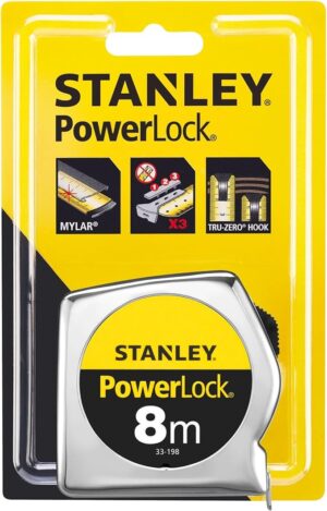 Mesure Powerlock Classic ABS STANLEY 8 m x 25 mm