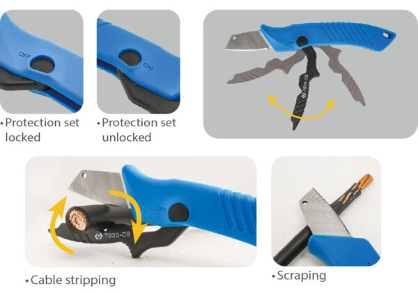 Couteau électricien king tony 7935-08