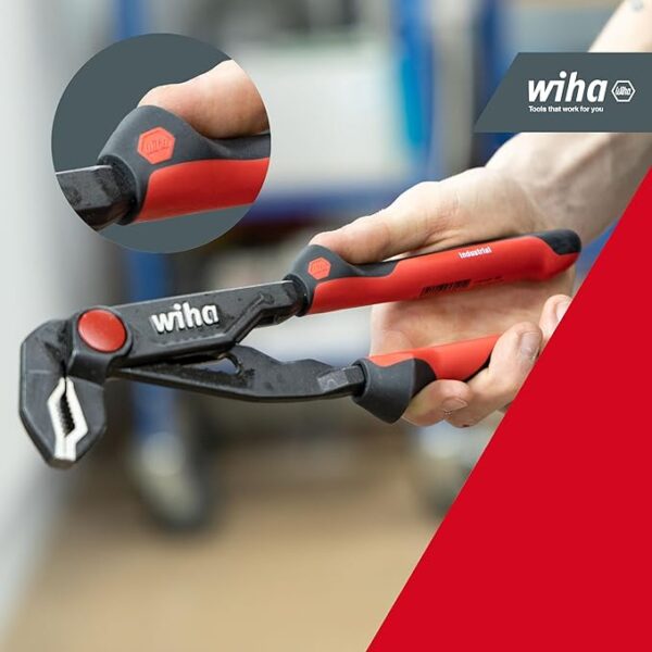 WIHA 34518 - Pince de plomberie industrielle Z 22 0 02 250 mm SB Code industriel Z22025002SB