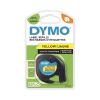 Étiquettes plastique DYMO (Texte noir sur étiquette jaune)