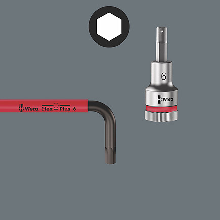 Jeu de clé mâles coudées Wera 9 pcs