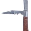 Couteau d'électricien 2 lames bois MOB