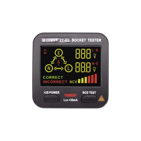 Testeur de prise numérique ZOYI ZT-E2