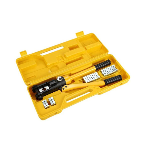 15242-Pince-sertisseuse-cosse-hydrolique-n°-16-300mm-bjaune-YQK-300 Coffret de pince à sertir hydraulique des cosses du 16-300 mm²