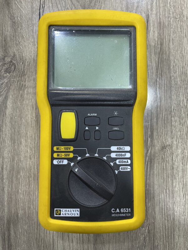 Contrôleur d'isolement numérique Chauvin Arnoux C.A 6531