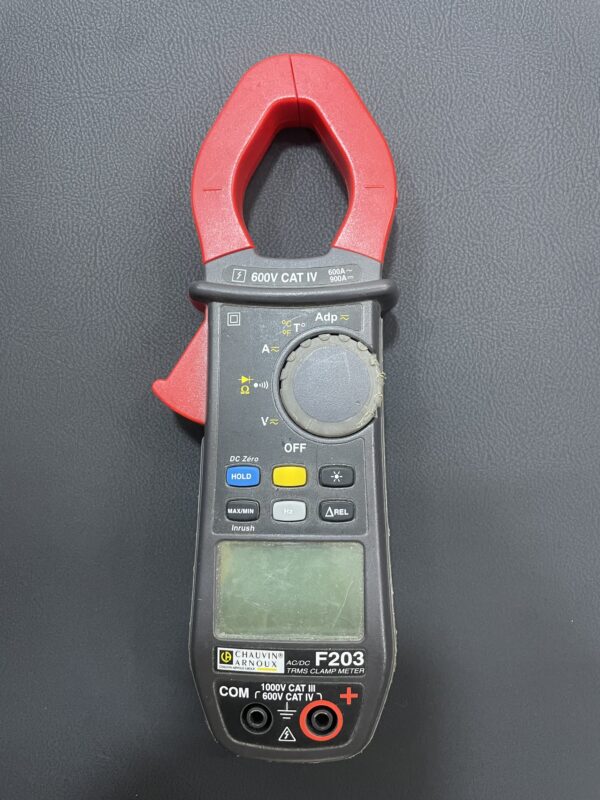 Pince multimètre TRMS 600AAC/900ADC - F203 -CHAUVIN ARNOUX