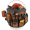 Cliquez pour voir la vue complète      13+  7 vidéos Bucket Boss 10024 Porte-outils et organisateur en toile de 5 gallons avec 24 poches Organisateur de seau en marron et vert