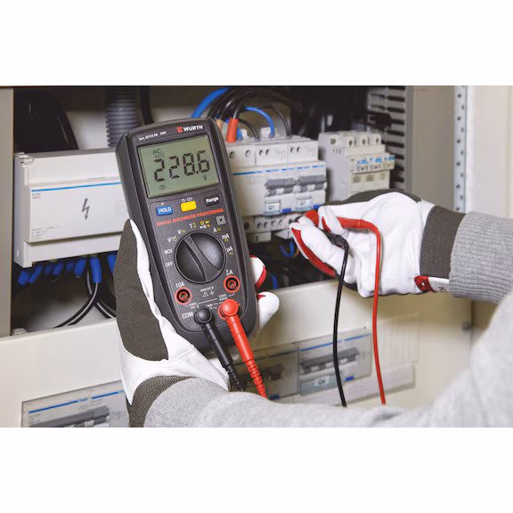 Multimètre digital MTX203 TRMS pour tension WURTH