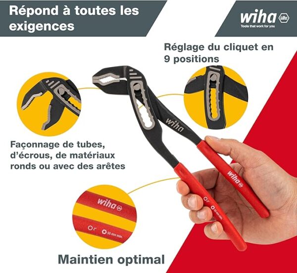 Wiha Z21025001 Pince multiprise Basic 250 mm