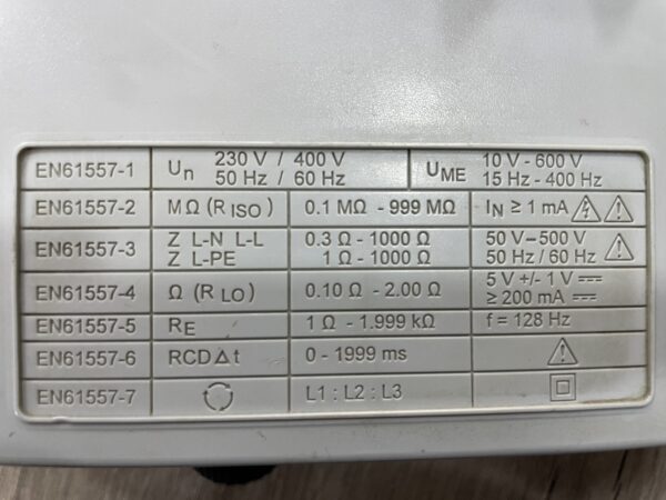 MFT1835 - Testeur d'installations électrique multifonctions - MEGGER