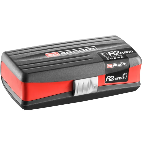 Ecomm_Large-R2NANOPB_4 Coffret douilles, 6 pans métriques et embouts, 38 pièces, 1/4''