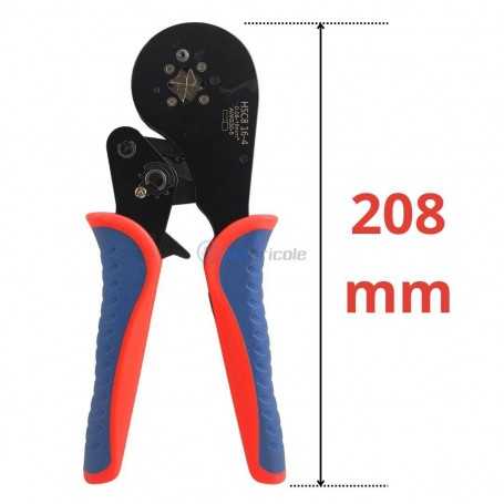 Pince à sertir pour bornes tubulaires HSC8 16-4 16 mm2