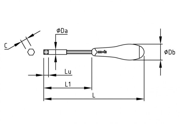 Tournevis porte-embout MOB