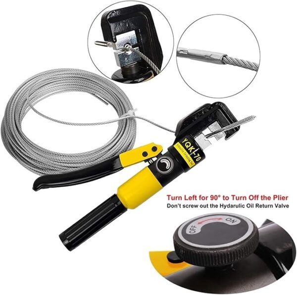 Pince à sertir hydraulique YQK-70 pour câbles de 4 à 70 mm²