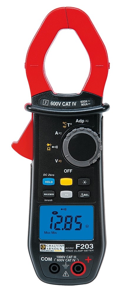 pince ampèremètrique ca f203