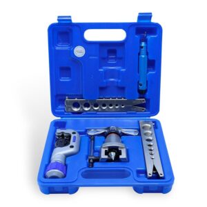 Ensemble d'outils d'évasement excentriques CCLIFE métriques et impériaux 5-19 mm 3/16'-3/4' avec extenseur de tube