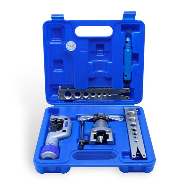 Ensemble d'outils d'évasement excentriques CCLIFE métriques et impériaux 5-19 mm 3/16'-3/4' avec extenseur de tube