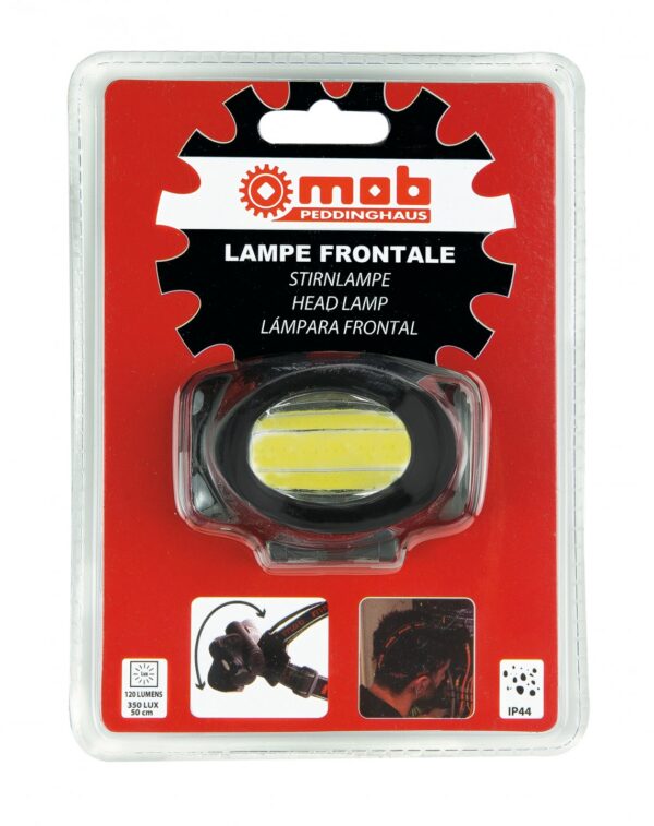 Lampe frontale sur carte mob