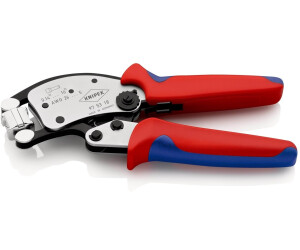 knipex-twistor16-97-53-18-sb-240-mm (1) Pince à sertir auto-ajustable pour embouts de câbles avec matrice de sertissage rotative knipex 97 53 18