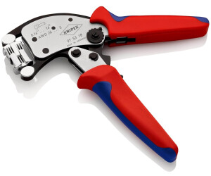 knipex-twistor16-97-53-18-sb-240-mm (2) Pince à sertir auto-ajustable pour embouts de câbles avec matrice de sertissage rotative knipex 97 53 18